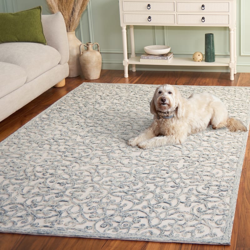 SAFAVIEH Handmade Trace Racheal Modern Wool Rug