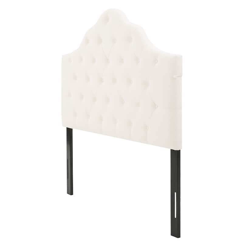 Marlen Adjustable Full/ Queen Tufted Fabric Headboard by Christopher Knight Home