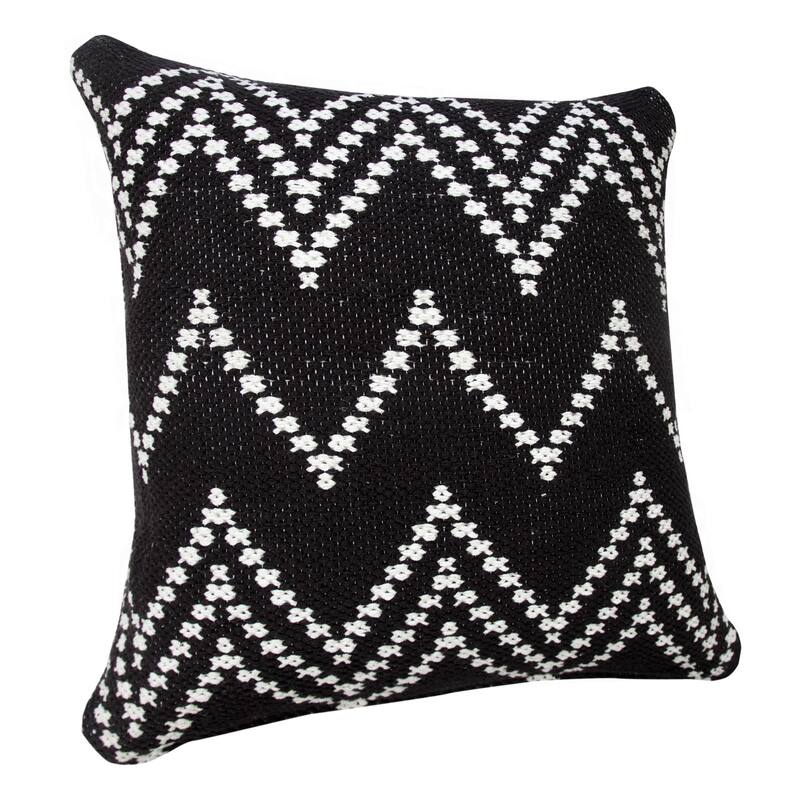 Sevita Modern Woven Chevron Throw Pillow
