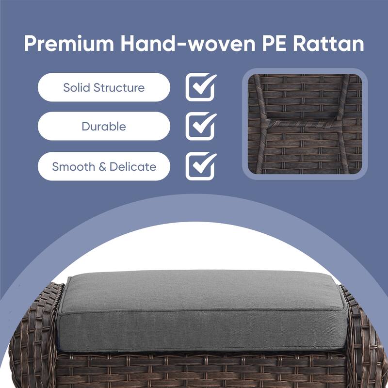 6 Pieces Outdoor Patio Furniture Set