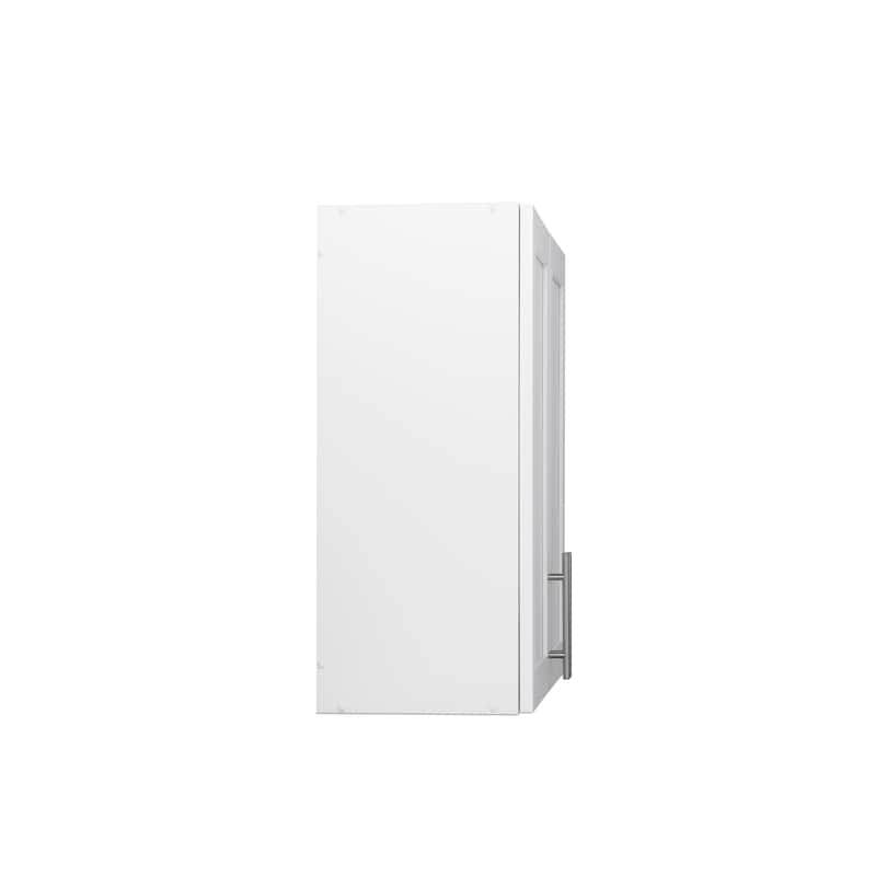 Prepac Elite Wall Cabinet with Panel Doors 12.75" D x 32" W x 30" H - 32 in W x 30 in H x 12.75 in D