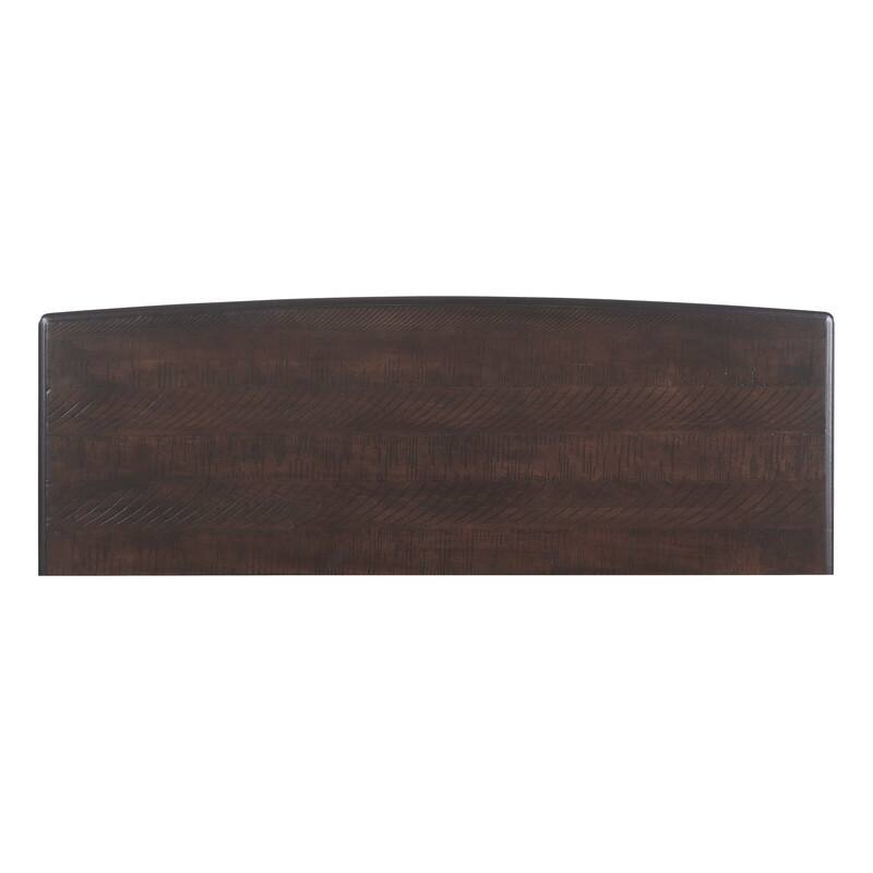 Retro Style Accent Storage Cabinet with Adjustable Shelves,Wood Grain Texture