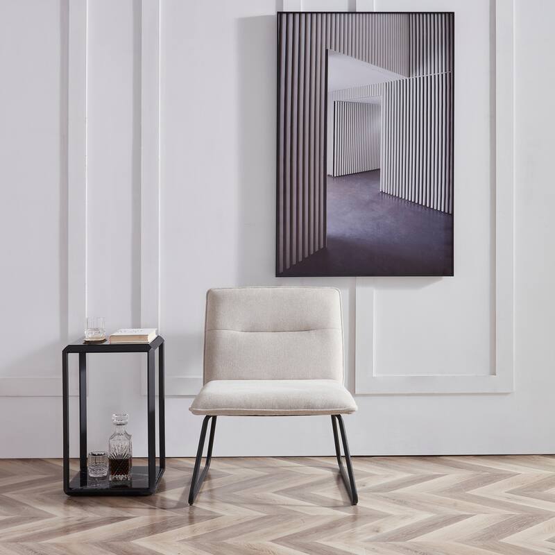 Corvus Cosmo Fabric Lounge Accent Slipper Chair