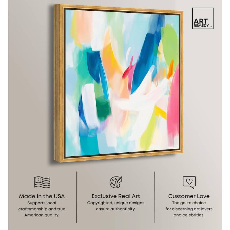 Whirlwind of Color II Canvas by Art Remedy