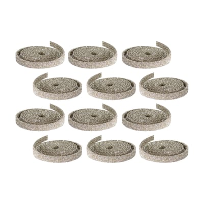 Champagne Glitter Rope Ribbon (Set of 12 Rolls) - N/A