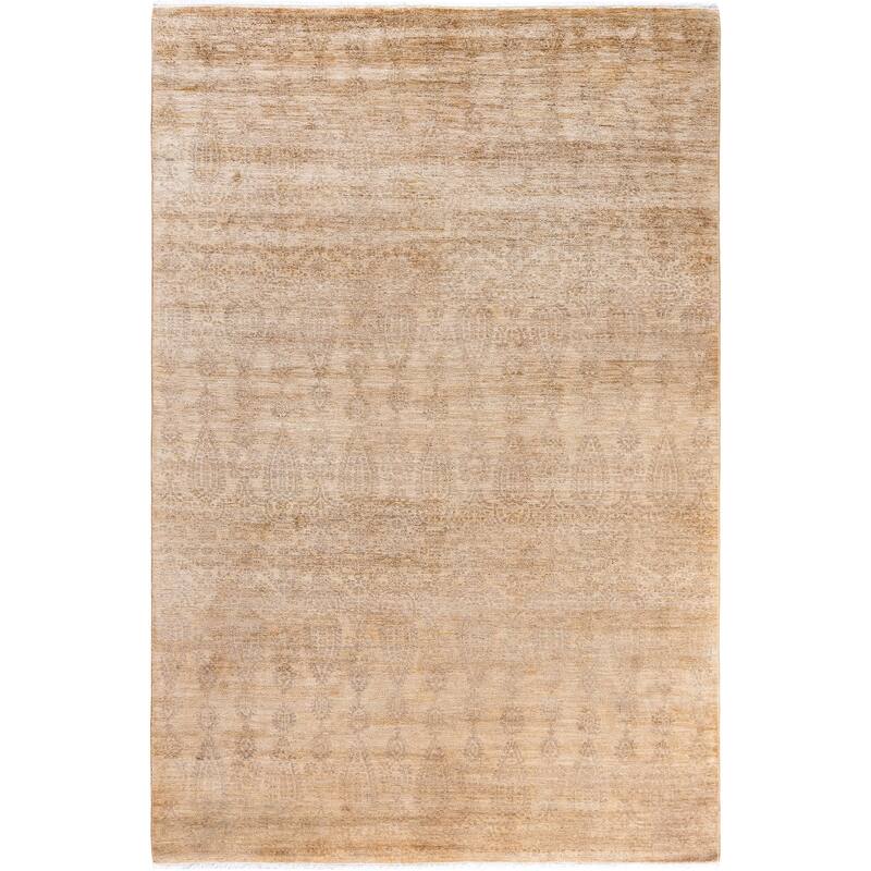 Overdyed One-of-a-Kind Hand-Knotted Area Rug - Beige - 6' 0" x 9' 1"
