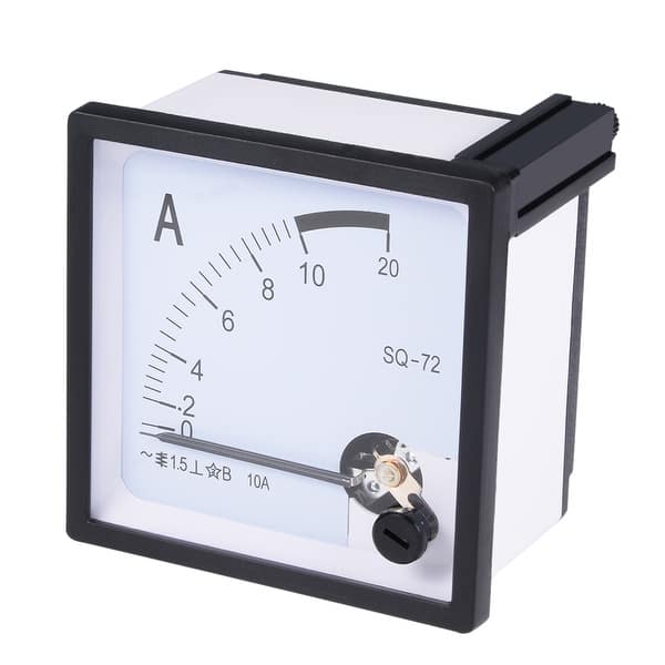 AC 010A Analog Panel Ammeter Gauge Ampere Current Meter SQ72 1.5