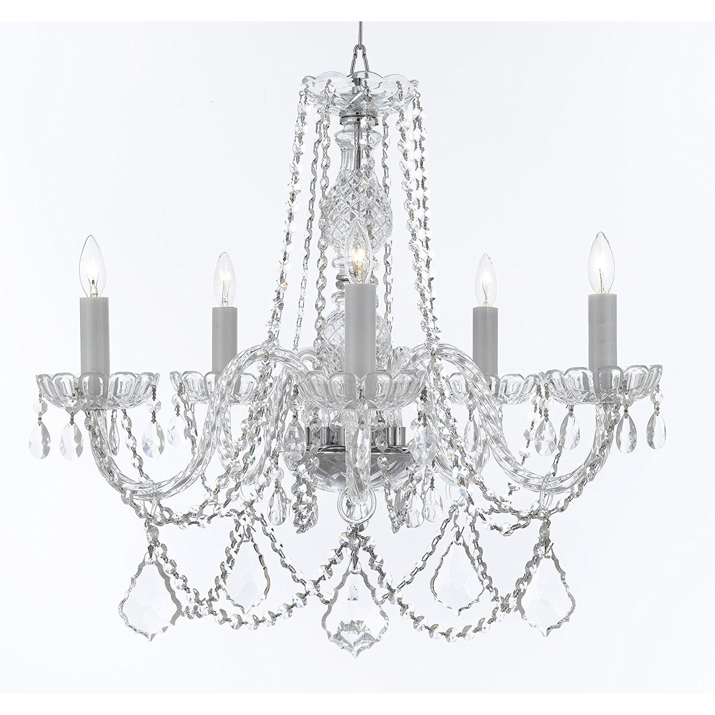 Murano Venetian Chandelier Crystal Chandelier - Chandeliers For Bedrooms by Overstock.com
