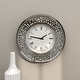 preview thumbnail 11 of 31, White MDF Glam Wall Clock No Theme 20 x 20 x 2