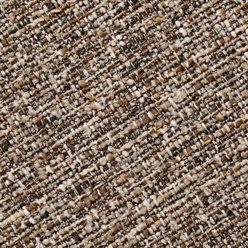 24" Seat Height Upholstered Tweed Solid Back Counter Stool(Set of 4) - Set of 4