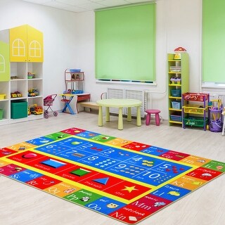 Whizmax ABC Educational Area Rug Kids Rugs for Playroom Alphabet ...