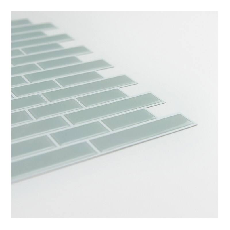 InHome Sea Glass Peel & Stick Backsplash Tiles
