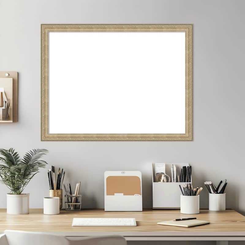 Amanti Art Paris Champagne Framed Dry Erase Magnetic Board