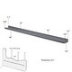 preview thumbnail 7 of 7, Wallniture Denver 46" Floating Shelves for Photo Display, Picture Ledge Shelf, Gray (Set of 2)