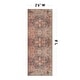 preview thumbnail 35 of 50, Floral Medallion Washable Rug – Low Pile, Non-Slip, Ideal for Entryway, Living Room, and Bedroom
