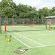 preview thumbnail 18 of 19, vidaXL Portable Tennis Net Pickleball Volleyball Net Black and Red Polyester 236.2"x39.4"x34.3"