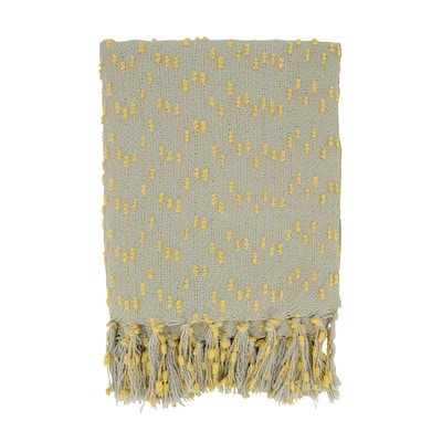 Petite Pompon Design Throw