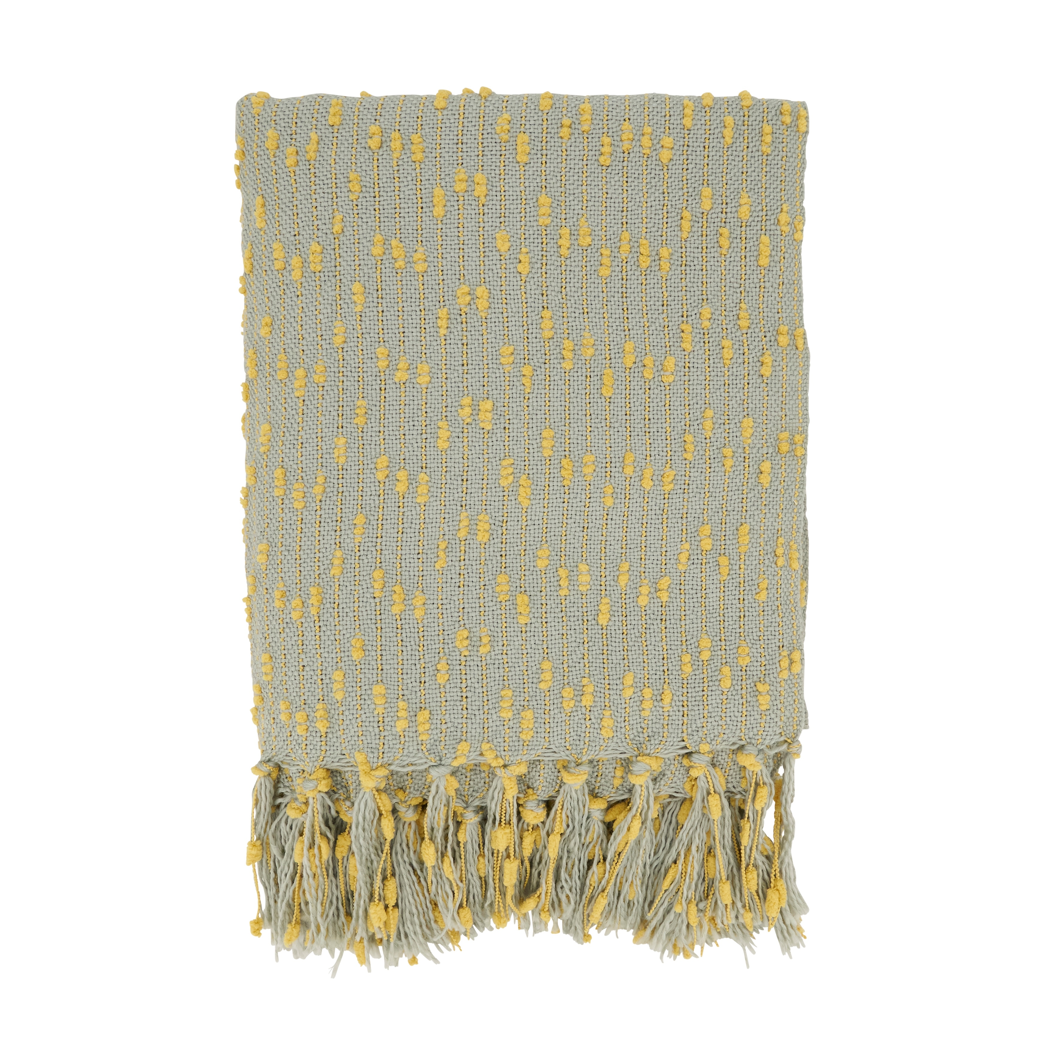 Saro Lifestyle Petite Pompon Design Throw