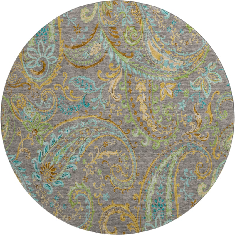 Premium Washable Super Soft Traditional Paisley Mayfield Rug