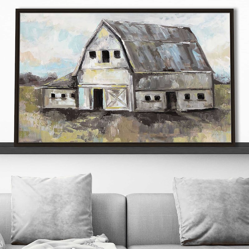 "Tranquil Barn" Print on Floating Canvas