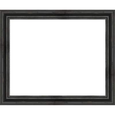 Amanti Art Rustic Pine Black Framed Dry Erase Magnetic Board