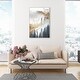 preview thumbnail 11 of 20, Oliver Gal 'Yali Majestic' Abstract Wall Art Framed Canvas Print Paint - Brown, Gray 30 x 45 - White