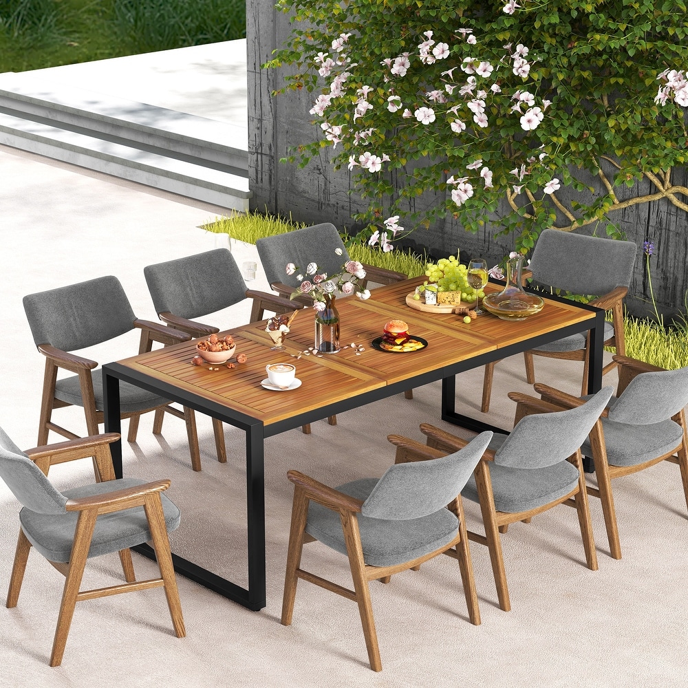 Black Metal New Products Outdoor Dining Tables Bed Bath Beyond