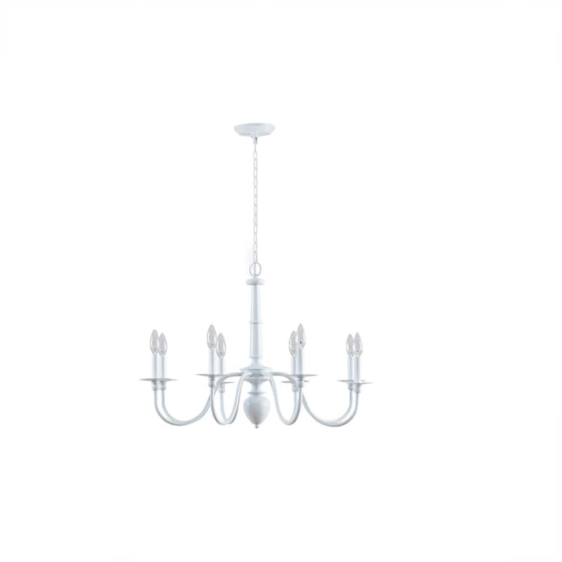 8-Light Traditional Metal Chandelier for living room,bedroom,and dining room