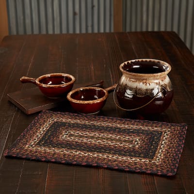 Beckham Jute Rect Placemat 12x18 - 12 x 18