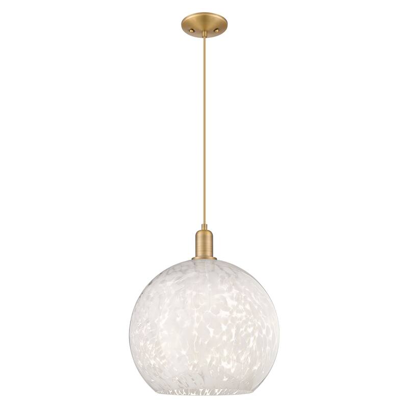 Innovations Lighting Endless Possibilities Arcadia - White Mouchette - 1 Light 14" Cord Hung Mini Pendant