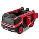 preview thumbnail 7 of 10, 12V Fire Truck Ride on for Kids with Water Spray and Remote Control - 40" x 22" x 23"