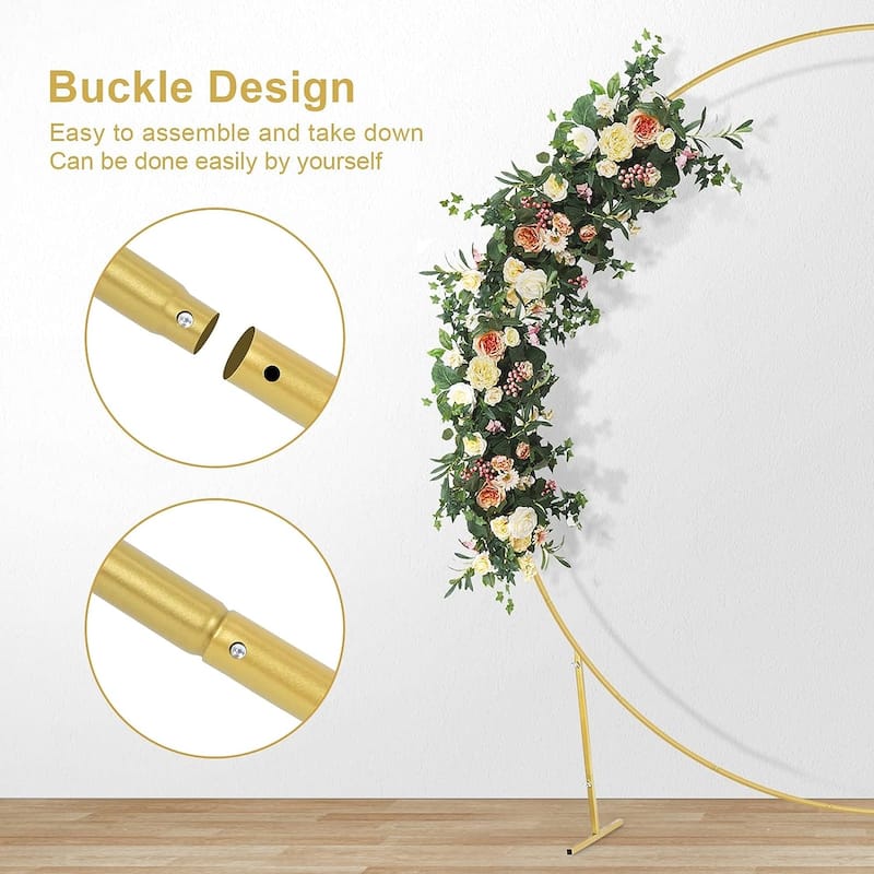 Round Backdrop Stand for Wedding Birthday Party Decoration