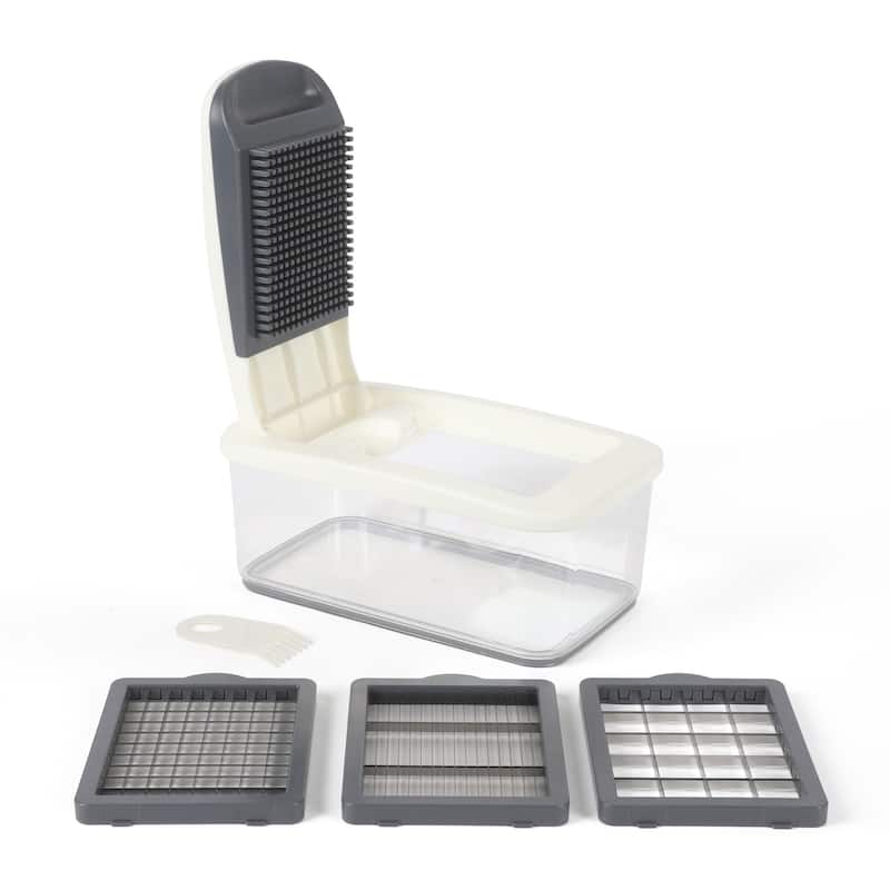 Calphalon Aero 8 in 1 & 5 in 1 Vegatebale Chopper and Dicer, Food Chopper with Container