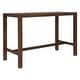 preview thumbnail 10 of 29, Rustic Patio Bar Set, 5-Piece Outdoor Furniture with Ergonomic Chairs and Solid Wood Tabletop