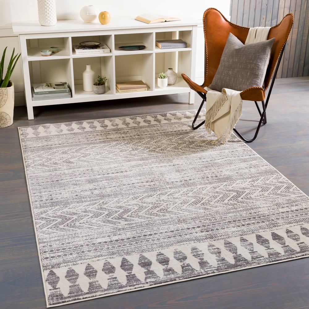 Livabliss Galio Global Chevron Area Rug