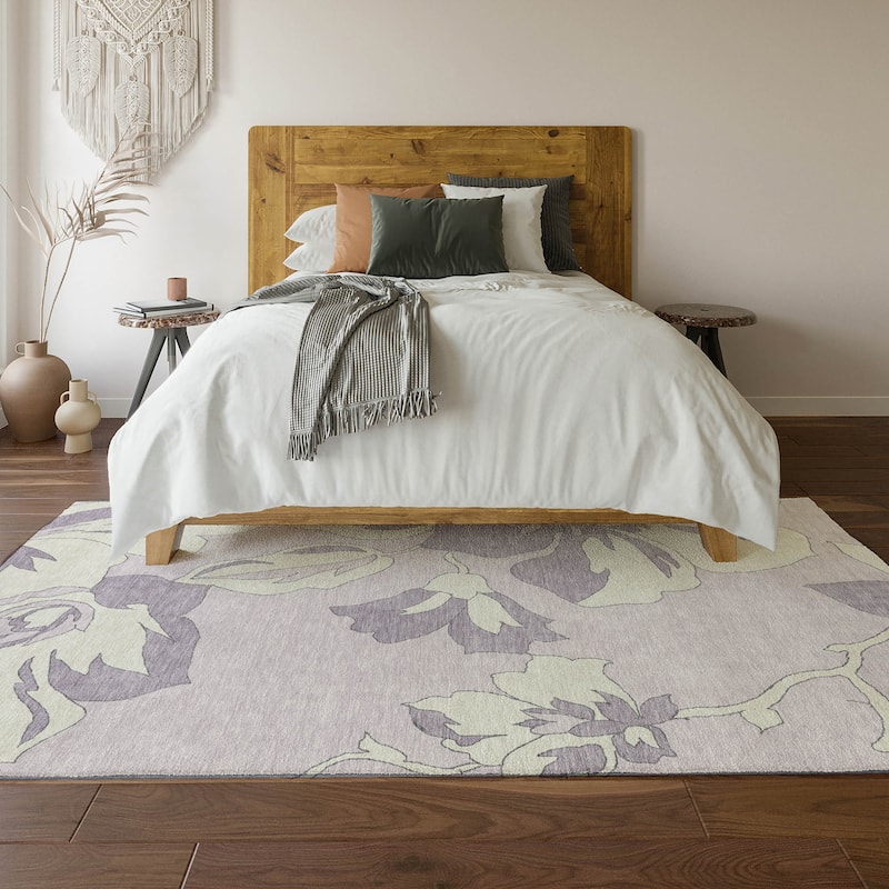 Premium Washable Super Soft Modern Floral Mayfield Rug