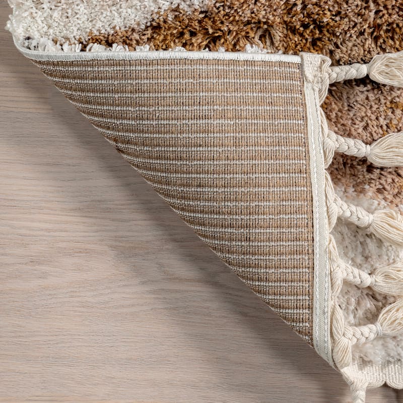 Nuloom Micah Diamond Shag Tassel Area Rug