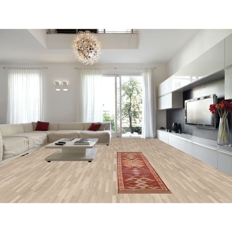 Orange Anatolian Turkish Vintage Runner Rug Hand-Knotted Wool Carpet - 2'9"x 12'9"