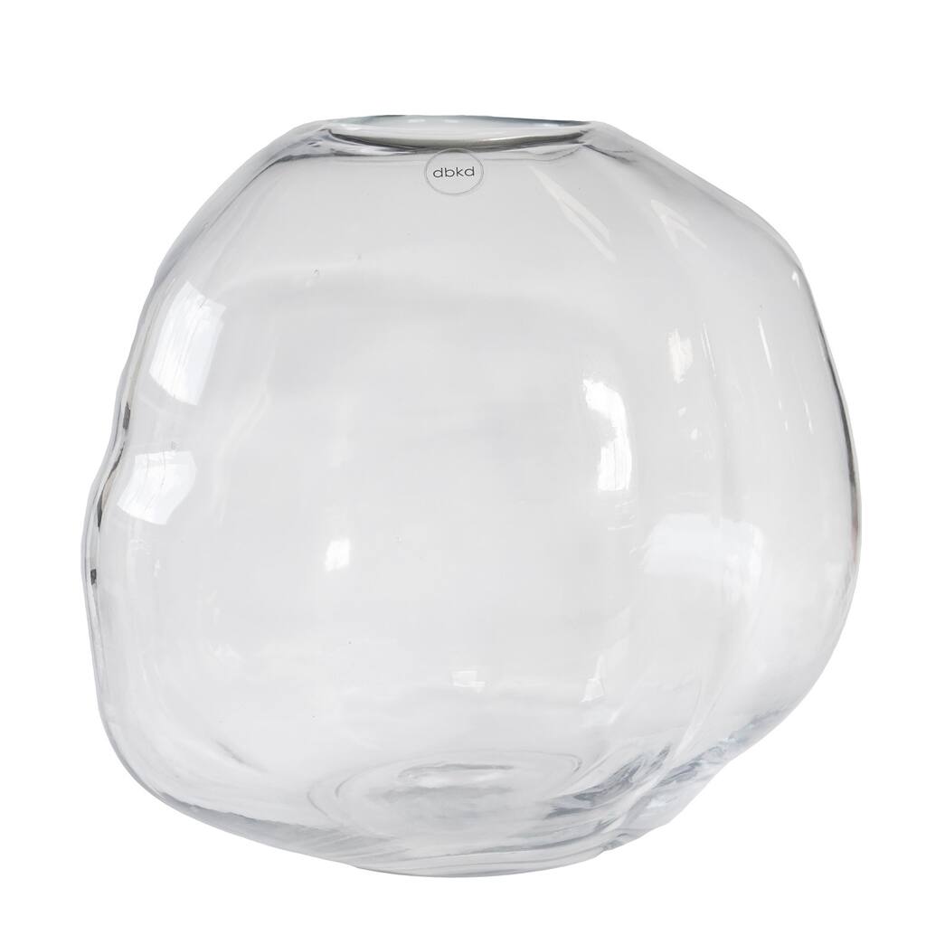 Lg. PEBBLE Vase Clear - Clear