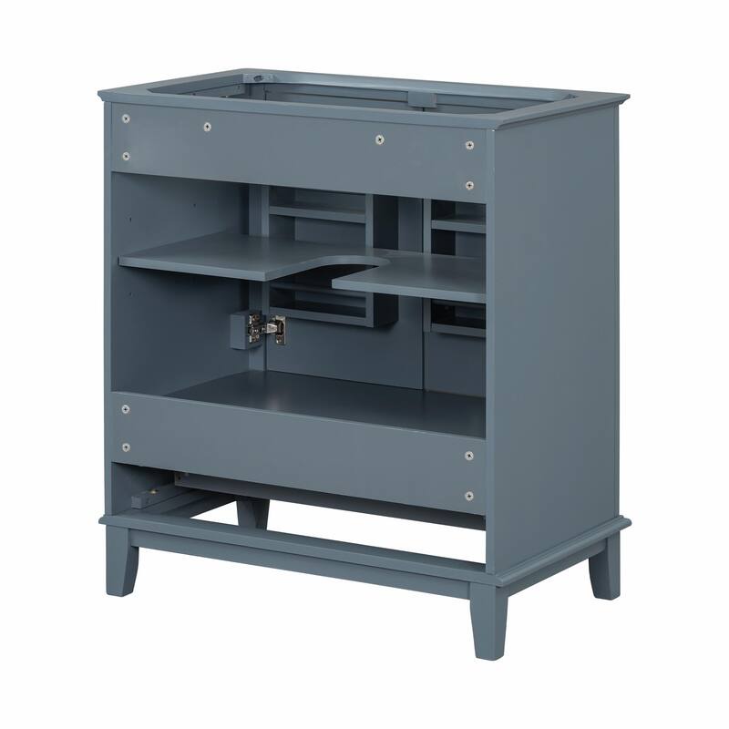 30" Bathroom Vanity Base Cabinet with Doors and Drawer