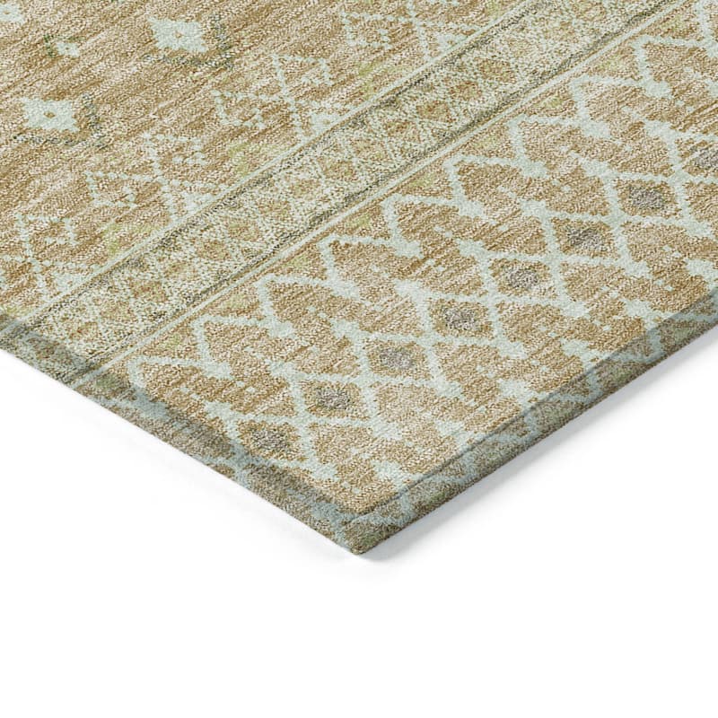 HomeRoots Tribal Transitional Rectangle Outdoor Rug