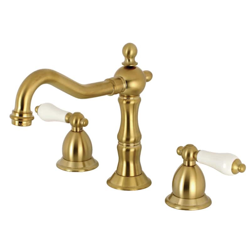 Heritage 8 in. Widespread Bathroom Faucet - Brushed Brass
