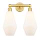 Option Cased Matte White / Satin Gold