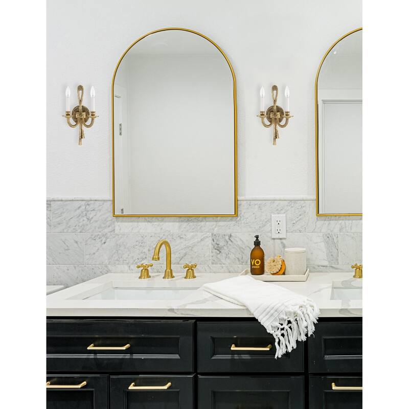 Crystorama Lighting Group Cortland 2 Light 8" Wide Wall Sconce
