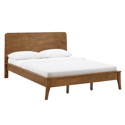 Clark Mid-century Modern Wooden Platform Bed by iNSPIRE Q Modern