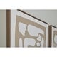 preview thumbnail 8 of 7, Signature Design by Ashley Waldett Beige/White Wall Art (Set of 2)