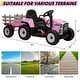preview thumbnail 13 of 32, 12V Ride on Tractor with Trailer & Remote Control