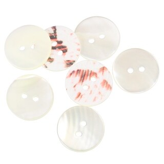 Dyeable Shell Button Natural Shell Buttons Sewing Craft Buttons for Shirt Sewing DIY Crafts ...