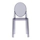 preview thumbnail 12 of 13, Indoor Outdoor Clear Plastic Armless Side Chairs