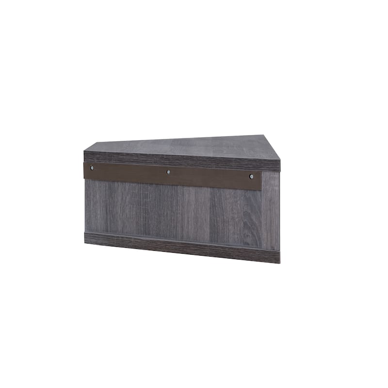 DH BASIC Transitional 47-inch 3-Shelf Corner Floating TV Stand by Denhour